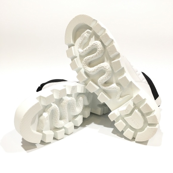 GUCCI Women's Matelassé Chelsea Ankle Boots -White Leather -US 7 -NEW - Picture 7 of 8